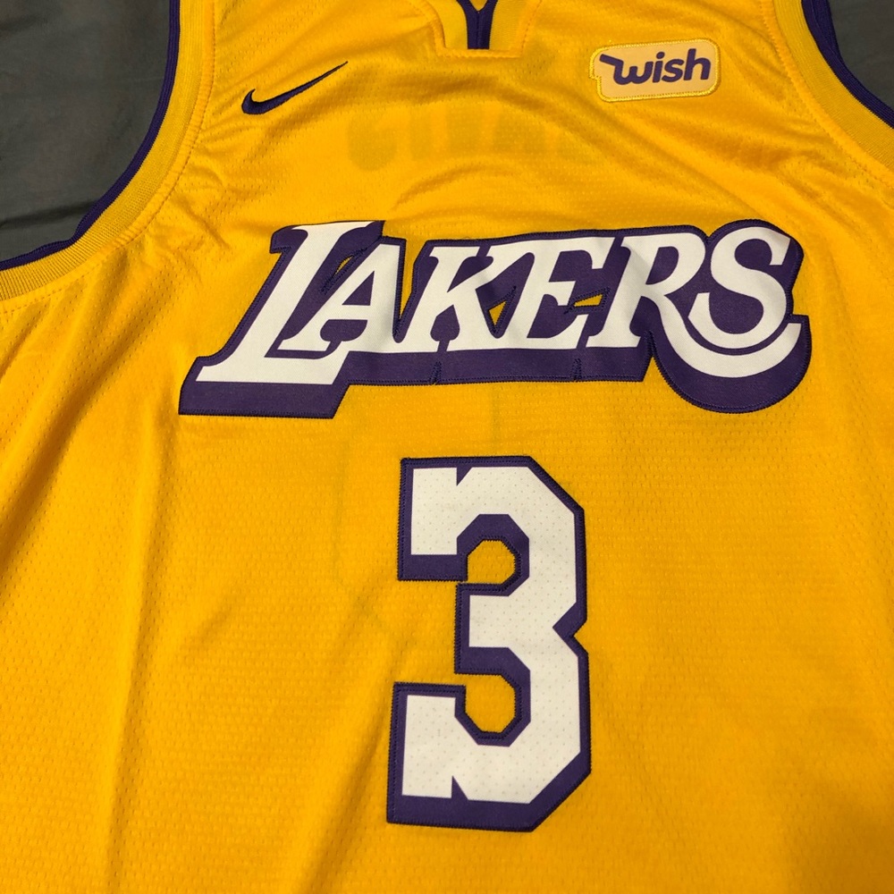 Lakers Davis Jersey Size Large